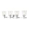 Z-Lite Bohin 4 Light Vanity, Chrome And Clear Seedy 464-4V-CH - alternate 1